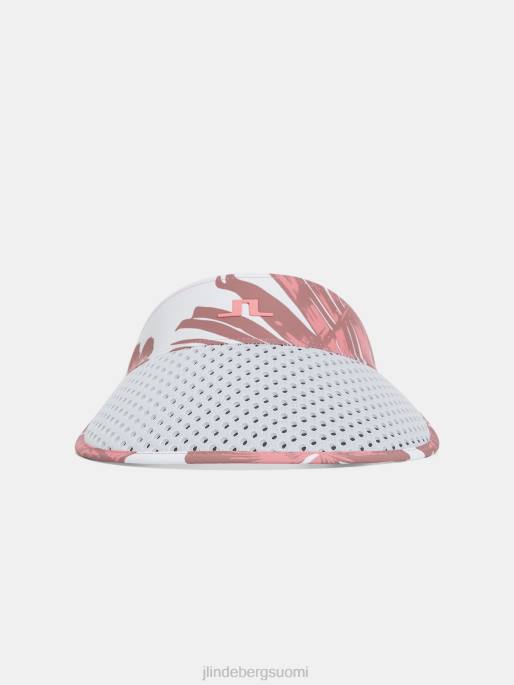 J.Lindeberg vera print iso visiiri naiset hibiscus pinkki 4VD02023 lisävaruste