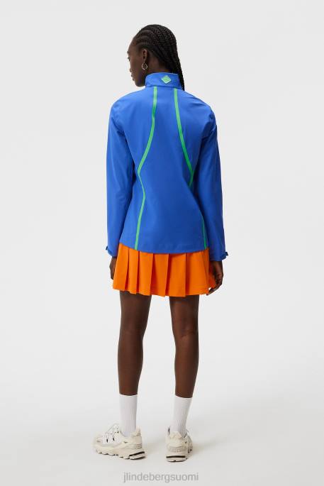 J.Lindeberg koralli sadetakki naiset häikäisevän sininen 4VD01916 vaatetus