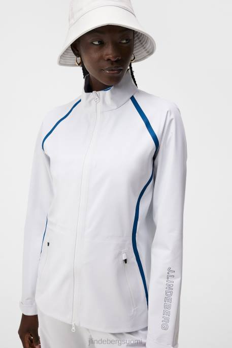 J.Lindeberg koralli sadetakki naiset valkoinen 4VD01917 vaatetus