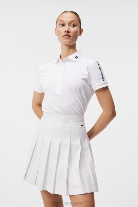 J.Lindeberg Tour tech golf poolo naiset valkoinen 4VD01552 vaatetus