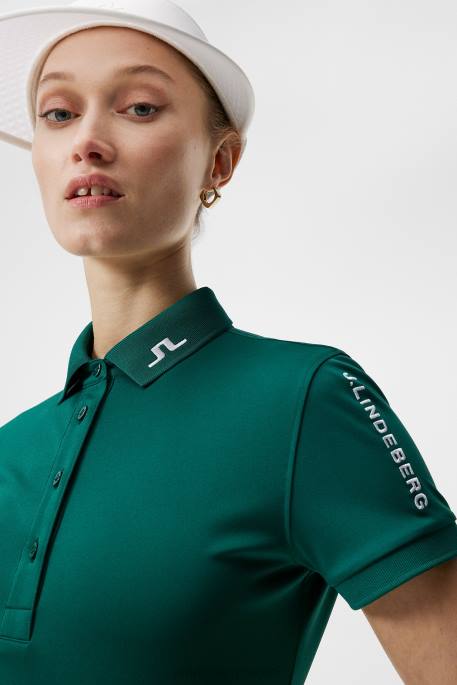 J.Lindeberg Tour tech polo naiset sademetsä 4VD01466 vaatetus