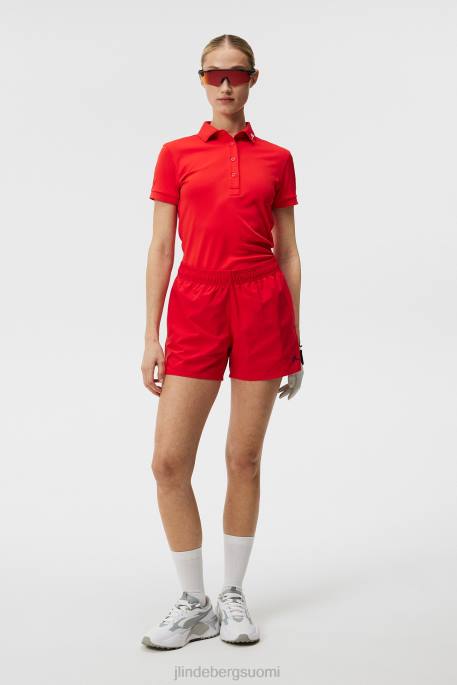 J.Lindeberg Tour tech polo naiset tulenpunainen 4VD01469 vaatetus