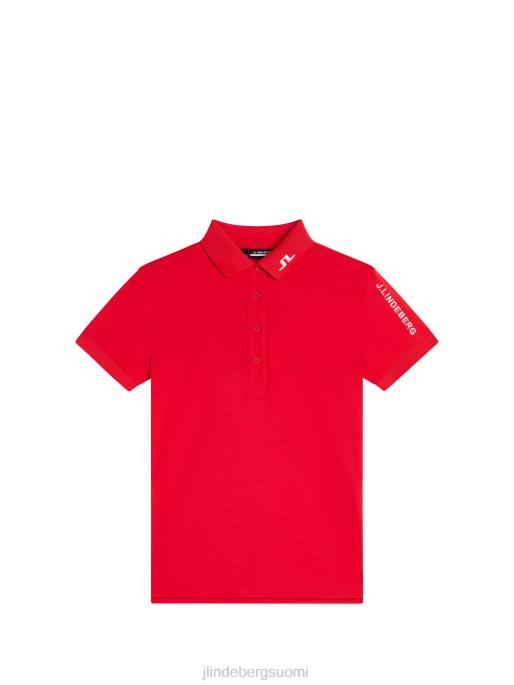 J.Lindeberg Tour tech polo naiset tulenpunainen 4VD01469 vaatetus