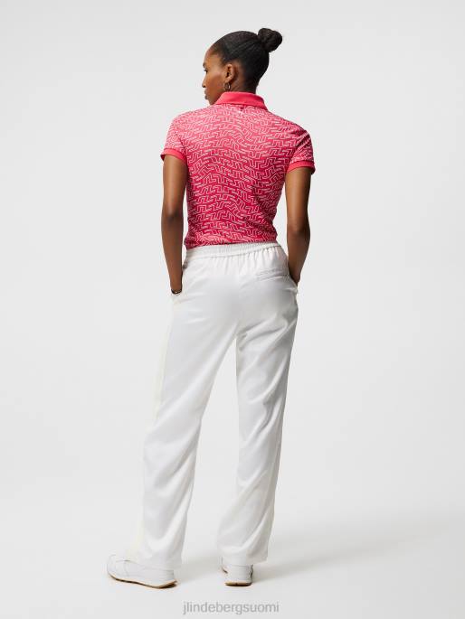 J.Lindeberg Tour tech print poolo naiset atsalea siltapyörre 4VD01459 vaatetus