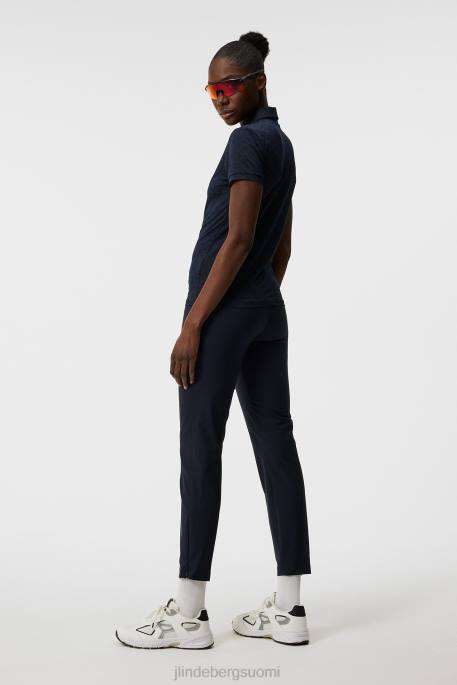 J.Lindeberg alaya jacquard poolo naiset laivasto 4VD01542 vaatetus