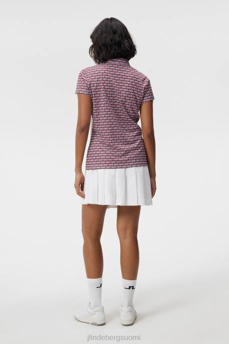 J.Lindeberg cara polo naiset mikrosilta ruusunpunainen 4VD01366 vaatetus