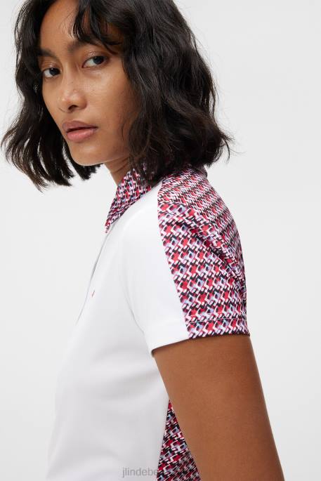 J.Lindeberg cara polo naiset mikrosilta ruusunpunainen 4VD01366 vaatetus