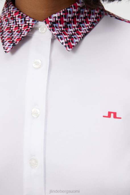 J.Lindeberg cara polo naiset mikrosilta ruusunpunainen 4VD01366 vaatetus