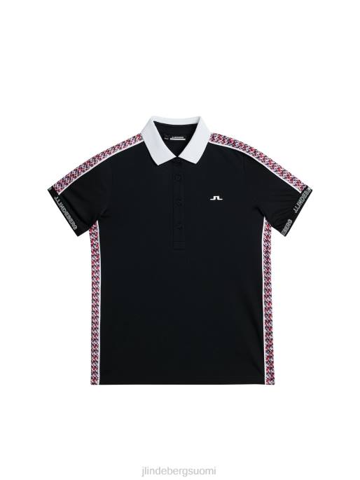 J.Lindeberg damai polo naiset musta 4VD01330 vaatetus