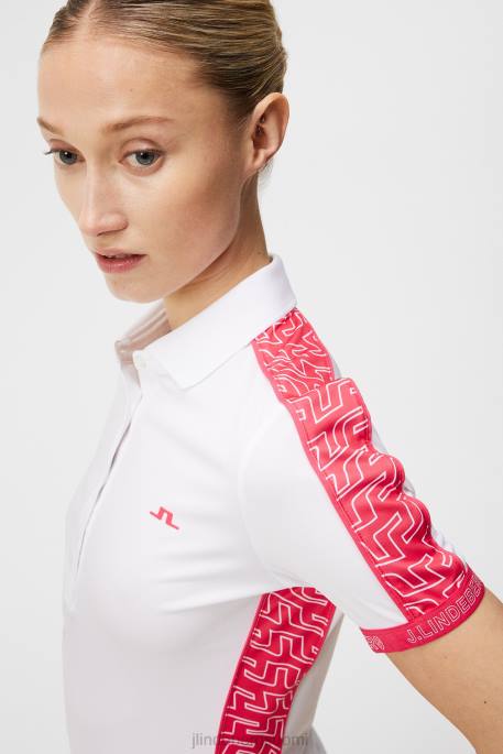 J.Lindeberg damai polo naiset valkoinen 4VD01532 vaatetus