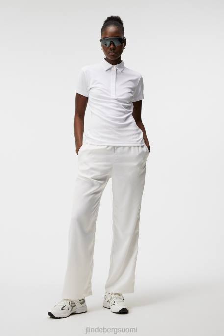 J.Lindeberg henrietta kohokuvioitu poolo naiset valkoinen 4VD01425 vaatetus