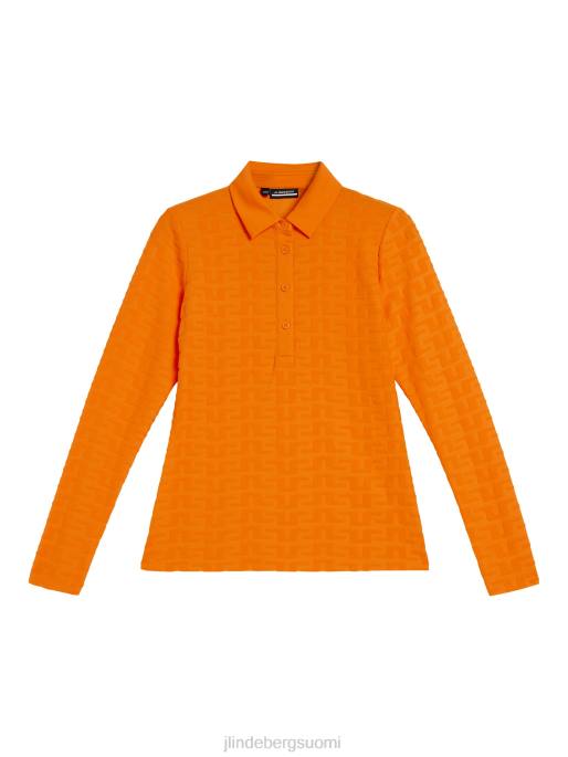 J.Lindeberg rosmariini poolo naiset runsaus melange 4VD01347 vaatetus