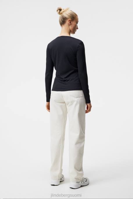 J.Lindeberg ada pitkähihainen t-paita naiset musta 4VD01402 vaatetus