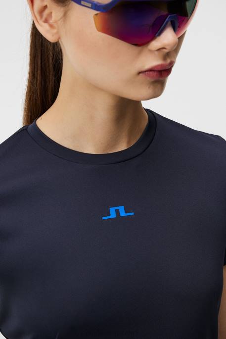 J.Lindeberg ada t-paita naiset laivasto 4VD01328 vaatetus