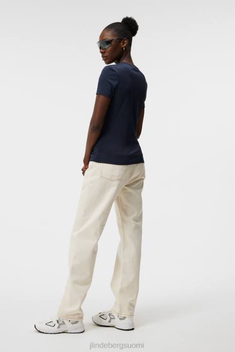 J.Lindeberg ada t-paita naiset laivasto 4VD01411 vaatetus