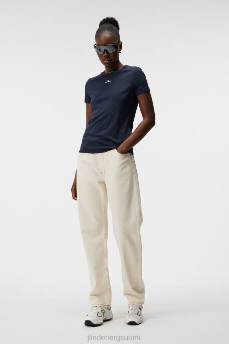 J.Lindeberg ada t-paita naiset laivasto 4VD01411 vaatetus