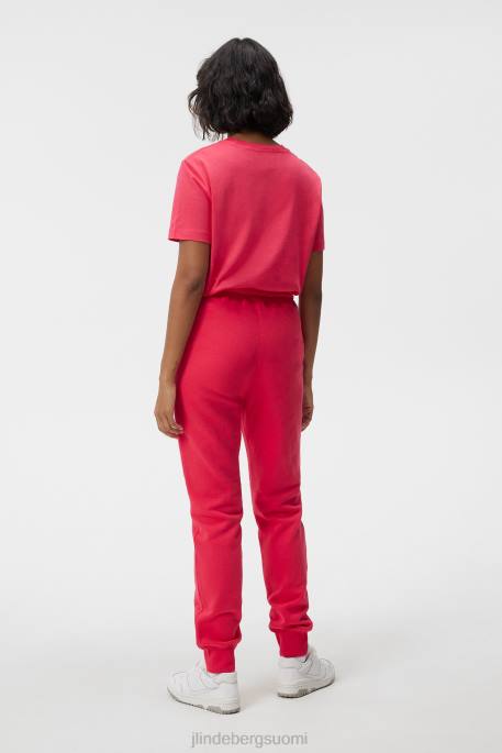 J.Lindeberg alfa t-paita naiset ruusunpunainen 4VD01322 vaatetus