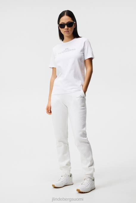 J.Lindeberg alfa t-paita naiset valkoinen 4VD01413 vaatetus