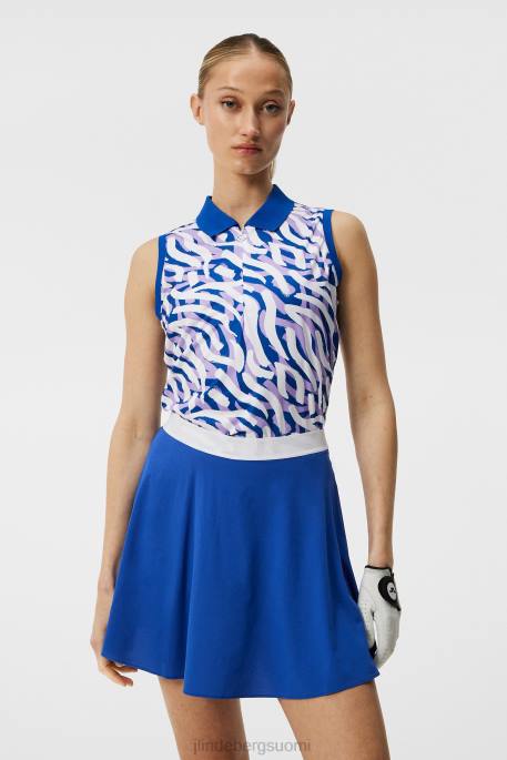 J.Lindeberg annie toppi naiset violetiksi maalattu seepra 4VD01398 vaatetus