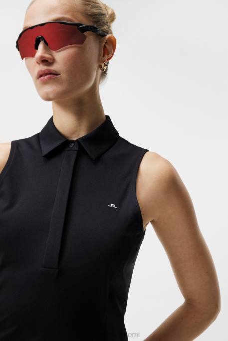 J.Lindeberg dena hihaton toppi naiset musta 4VD01435 vaatetus