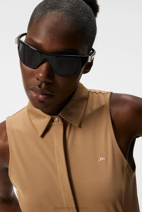 J.Lindeberg dena hihaton toppi naiset tiikeriruskea 4VD01443 vaatetus