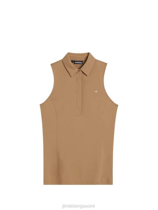 J.Lindeberg dena hihaton toppi naiset tiikeriruskea 4VD01443 vaatetus