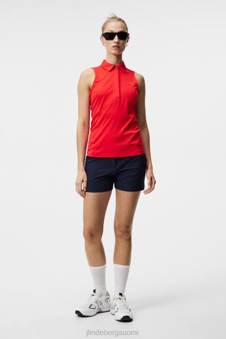 J.Lindeberg dena hihaton toppi naiset tulenpunainen 4VD01436 vaatetus