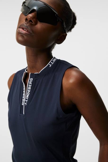 J.Lindeberg leya hihaton toppi naiset laivasto 4VD01476 vaatetus