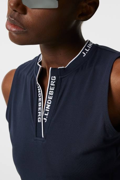 J.Lindeberg leya hihaton toppi naiset laivasto 4VD01476 vaatetus