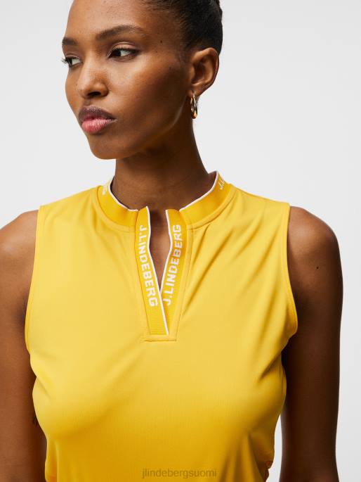 J.Lindeberg leya hihaton toppi naiset sitrushedelmiä 4VD01475 vaatetus