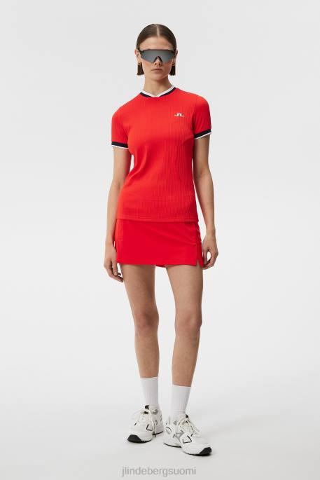 J.Lindeberg patricia toppi naiset tulenpunainen 4VD01508 vaatetus