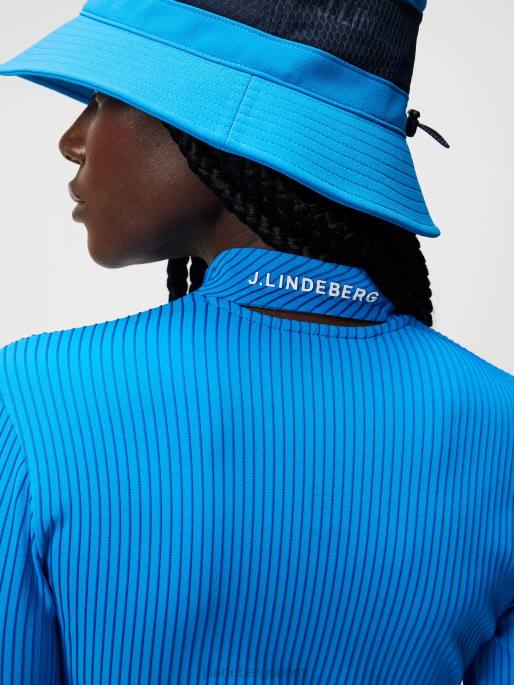 J.Lindeberg pehmustettu toppi naiset loistava sininen 4VD01523 vaatetus