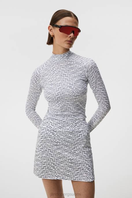 J.Lindeberg printtipakkaustopina naiset atsalea siltapyörre 4VD01489 vaatetus