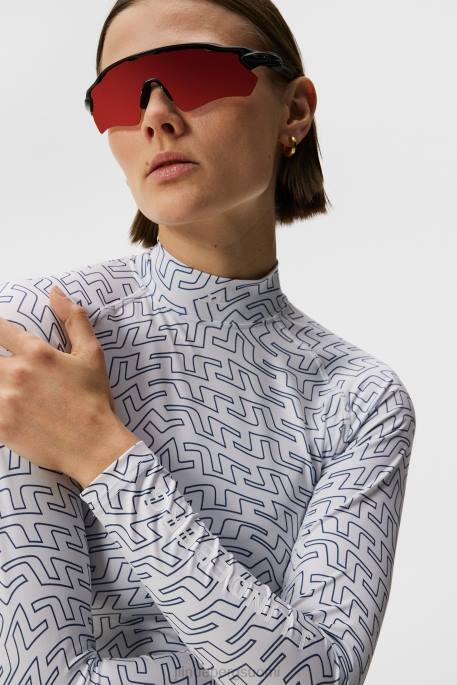 J.Lindeberg printtipakkaustopina naiset atsalea siltapyörre 4VD01489 vaatetus