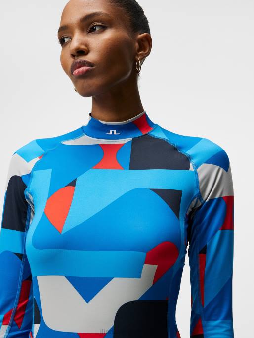 J.Lindeberg printtipakkaustopina naiset harmaa iso silta 4VD01487 vaatetus