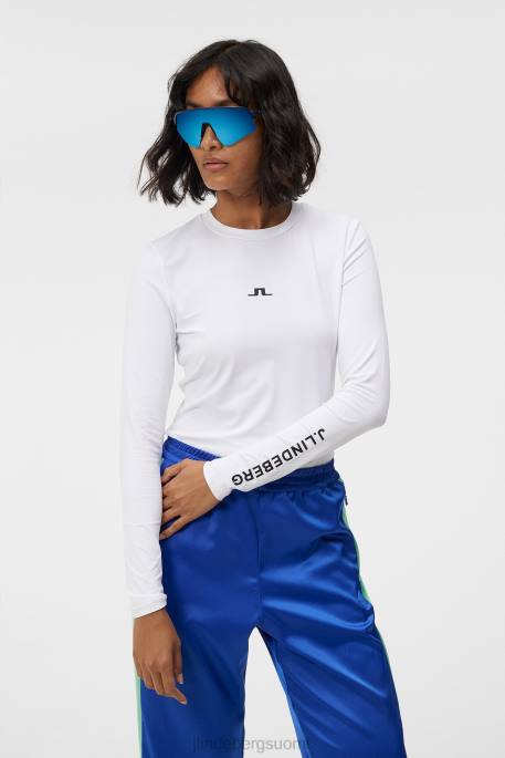 J.Lindeberg tekla toppi naiset valkoinen 4VD01359 vaatetus