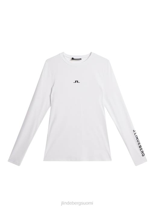 J.Lindeberg tekla toppi naiset valkoinen 4VD01359 vaatetus