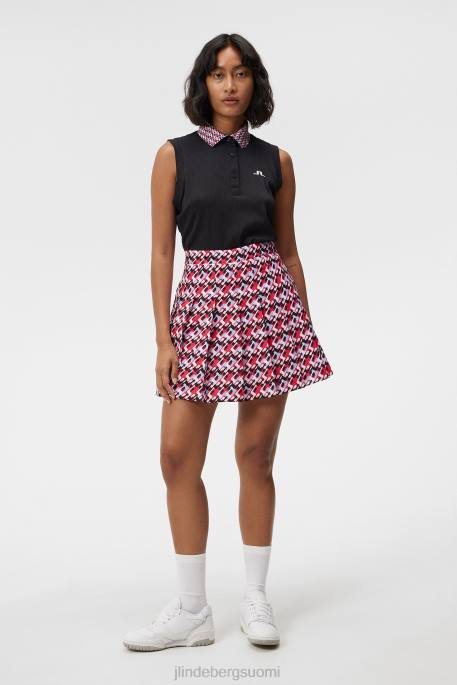 J.Lindeberg vaalea toppi naiset musta 4VD01358 vaatetus