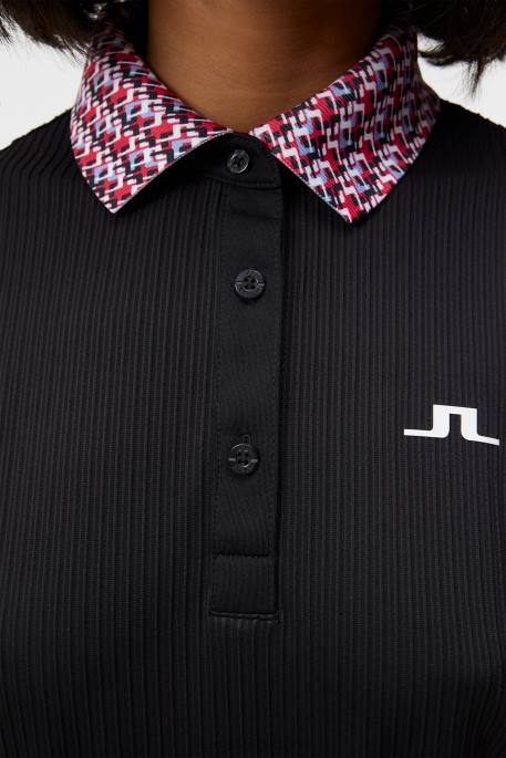 J.Lindeberg vaalea toppi naiset musta 4VD01358 vaatetus