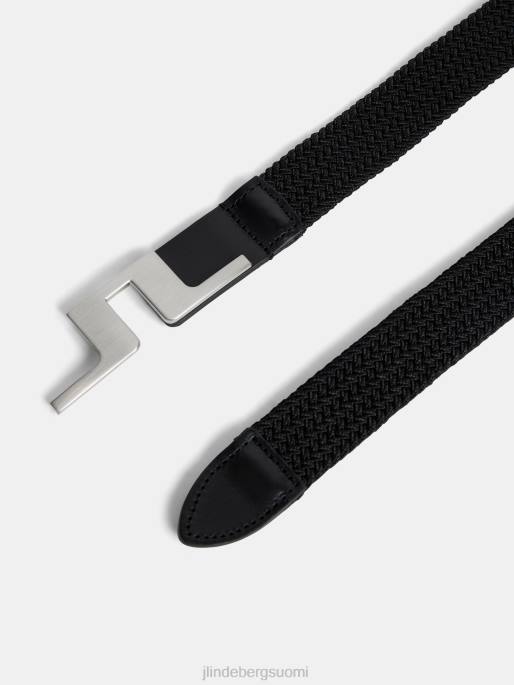 J.Lindeberg lykke punottu vyö naiset musta 4VD01950 lisävaruste