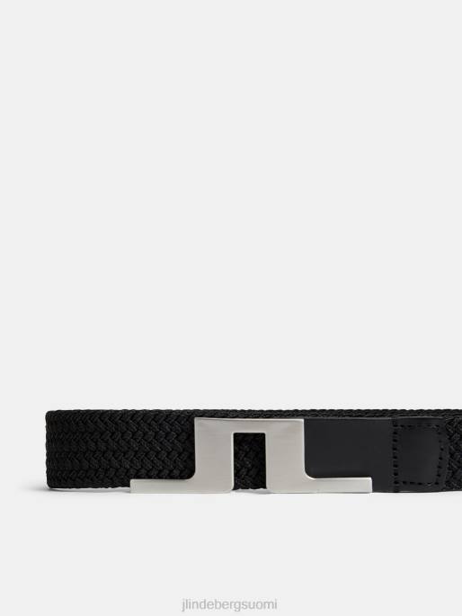 J.Lindeberg lykke punottu vyö naiset musta 4VD01950 lisävaruste