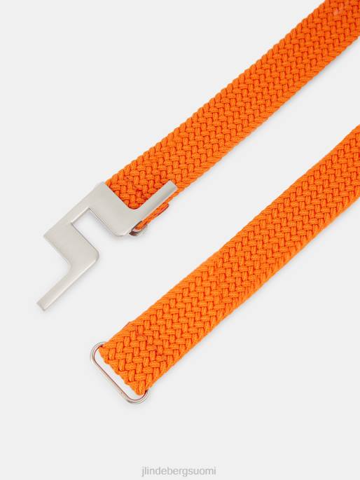 J.Lindeberg lykke punottu vyö naiset ruosteinen oranssi 4VD01992 lisävaruste