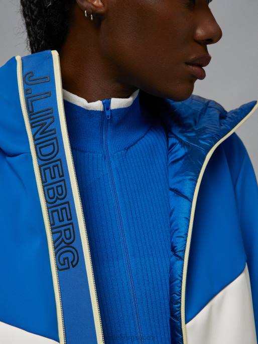 J.Lindeberg Stanfordin hybriditakki naiset merensininen 4VD02043 vaatetus