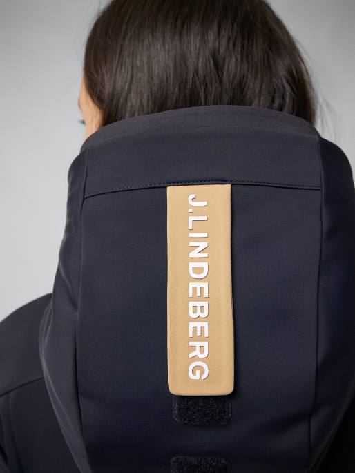 J.Lindeberg Stanfordin hybriditakki naiset musta 4VD02041 vaatetus