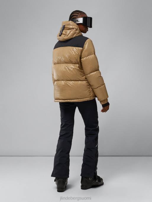 J.Lindeberg aurinkoinen untuvatakki naiset tiikeriruskea 4VD02036 vaatetus