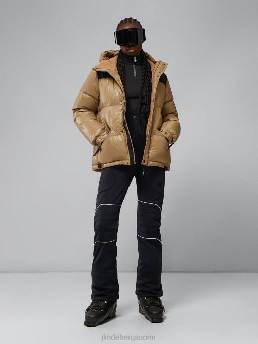 J.Lindeberg aurinkoinen untuvatakki naiset tiikeriruskea 4VD02036 vaatetus