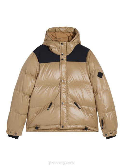 J.Lindeberg aurinkoinen untuvatakki naiset tiikeriruskea 4VD02036 vaatetus