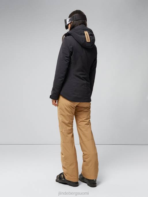 J.Lindeberg kottarainen takki naiset musta 4VD02029 vaatetus