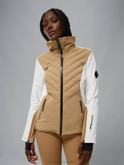 J.Lindeberg taivaallinen takki naiset tiikeriruskea 4VD02040 vaatetus