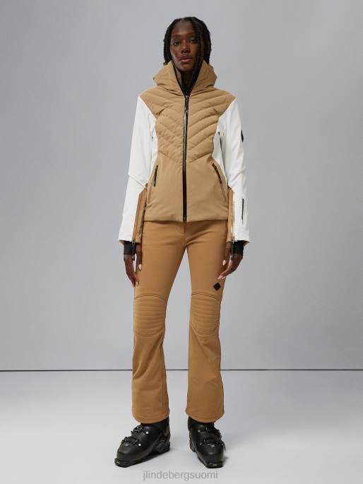 J.Lindeberg taivaallinen takki naiset tiikeriruskea 4VD02040 vaatetus